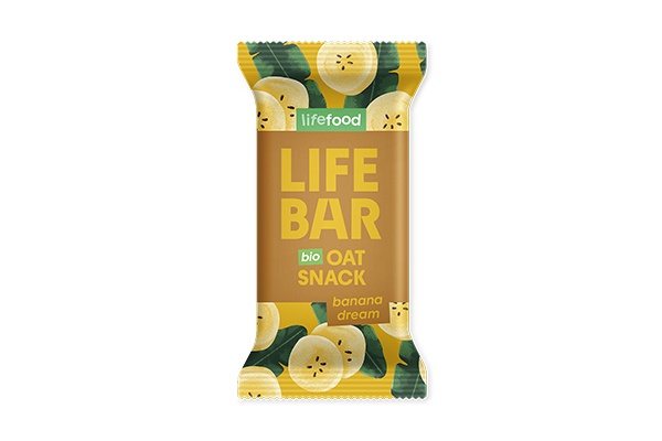 LIFEBAR Oat Snack Banana Dream, 40g