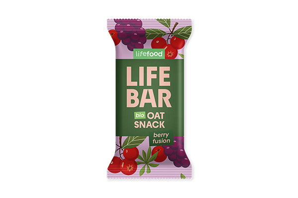LIFEBAR Oat Snack Berry Fusion, 40g