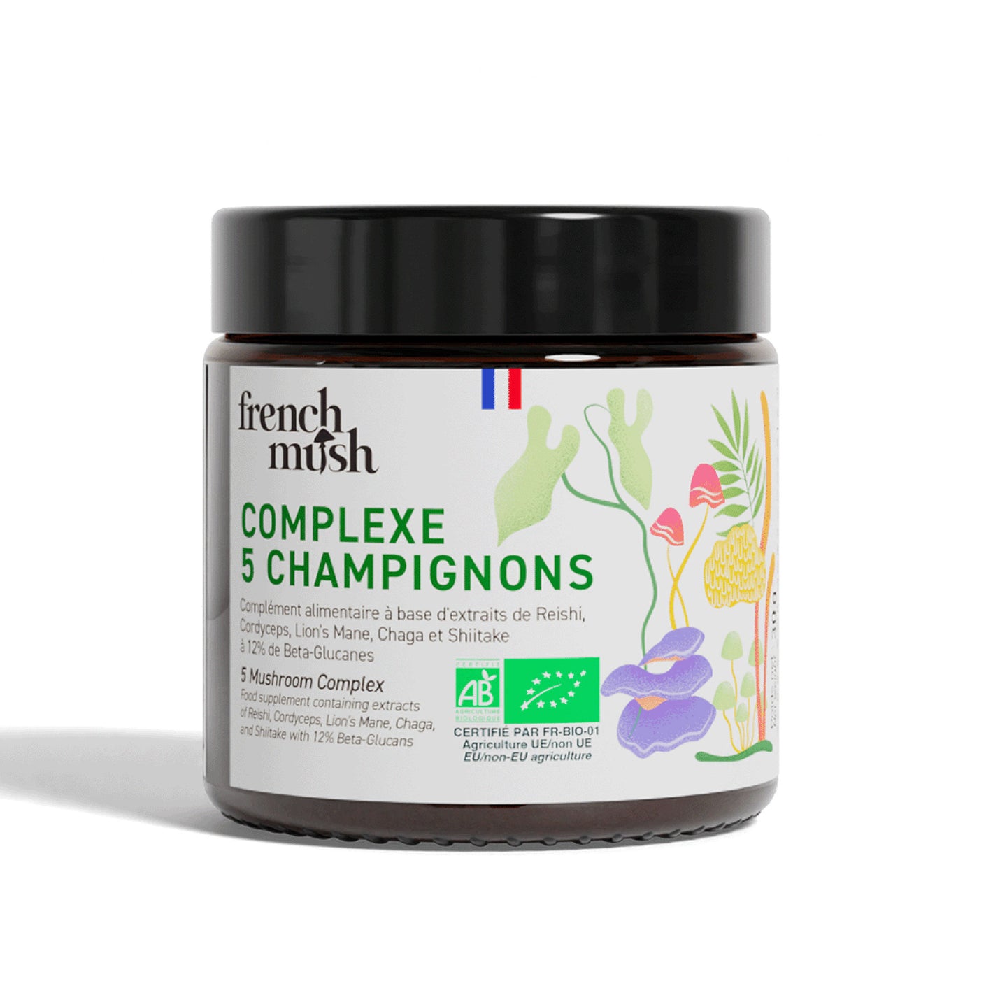 Kompleks 5 kërpudha pluhur, 30g