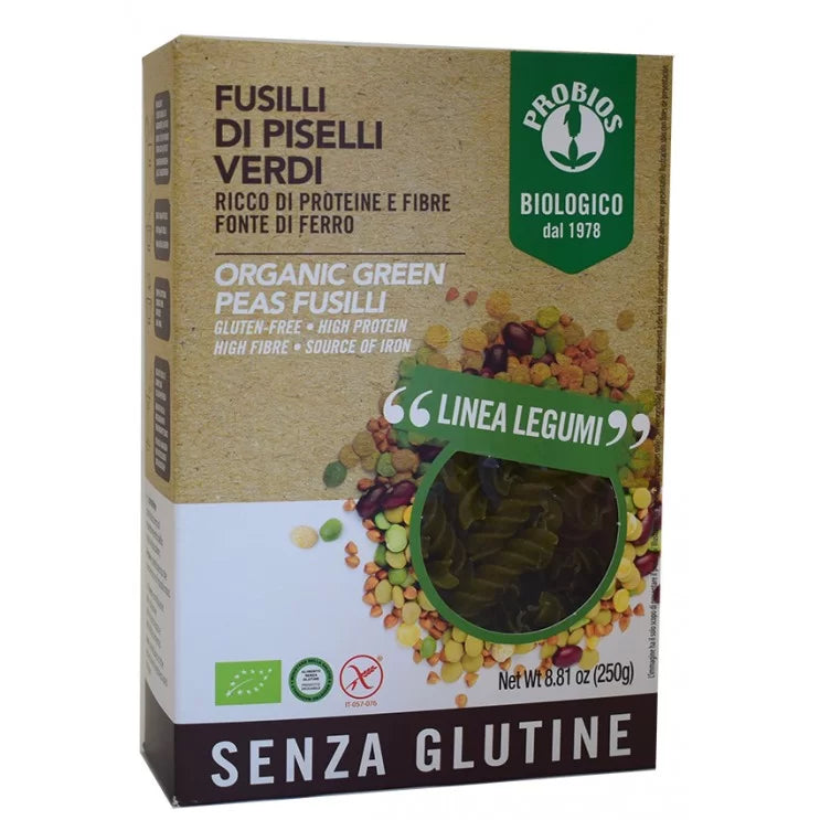 Pasta fusili nga bizele të gjelbra, 250g