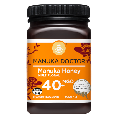 Manuka Doctor mjaltë manuka 40 MGO,500g