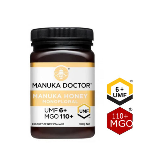 Manuka Doctor mjaltë manuka 110 MGO, 500g