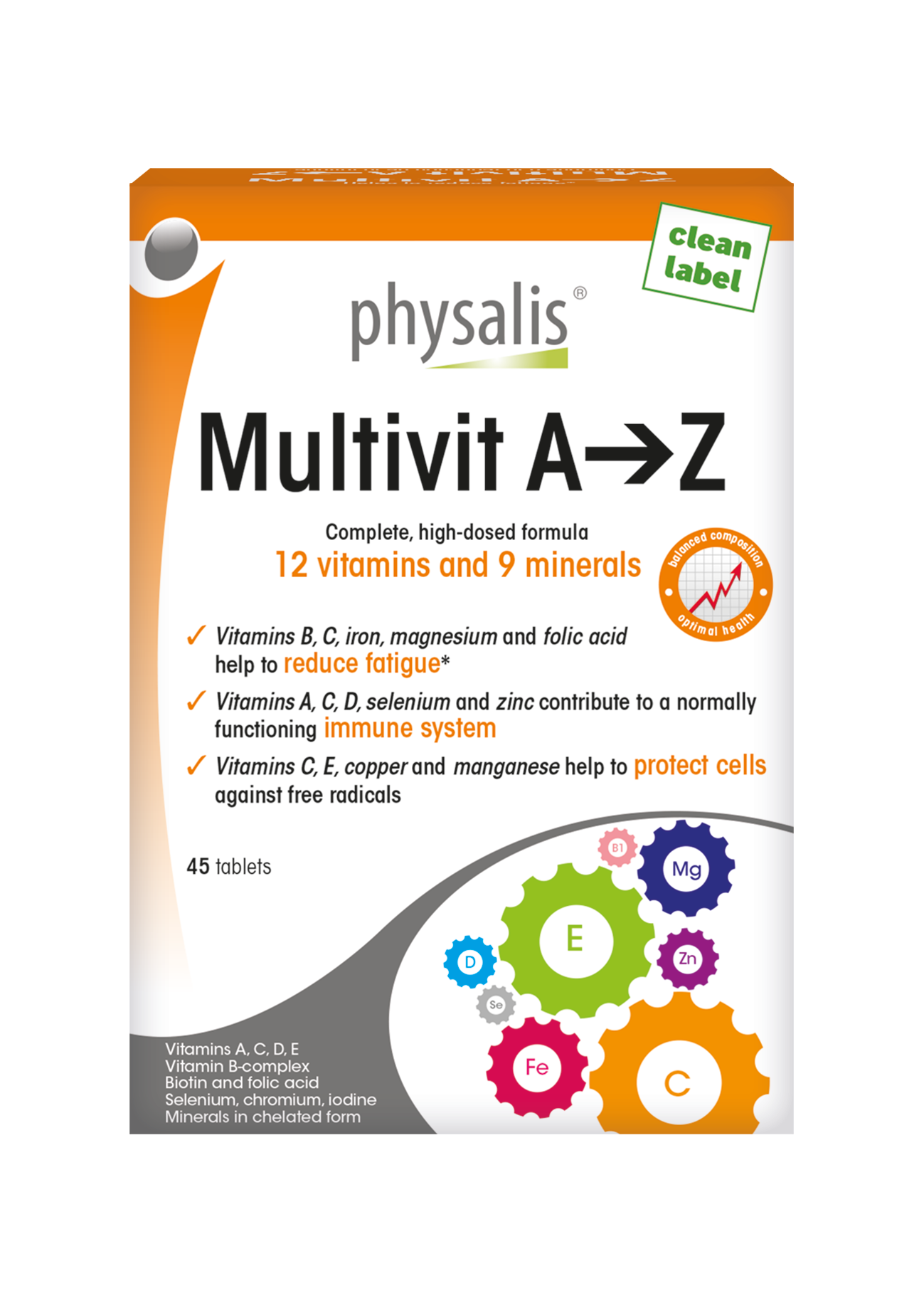 Multivit A-Z, 45 tableta