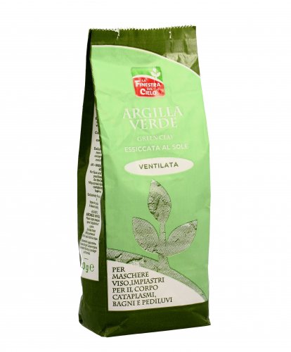 Argjilë e gjelbërt e ventiluar, 500g – DYQANI BIO