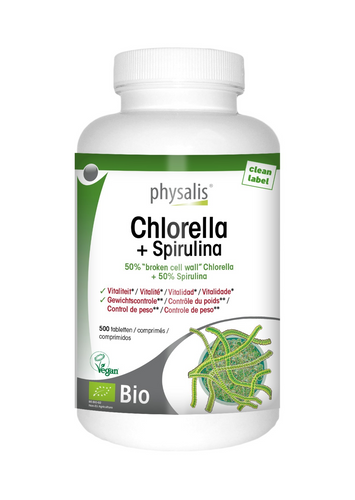 Chlorela+Spirulina, 500tab