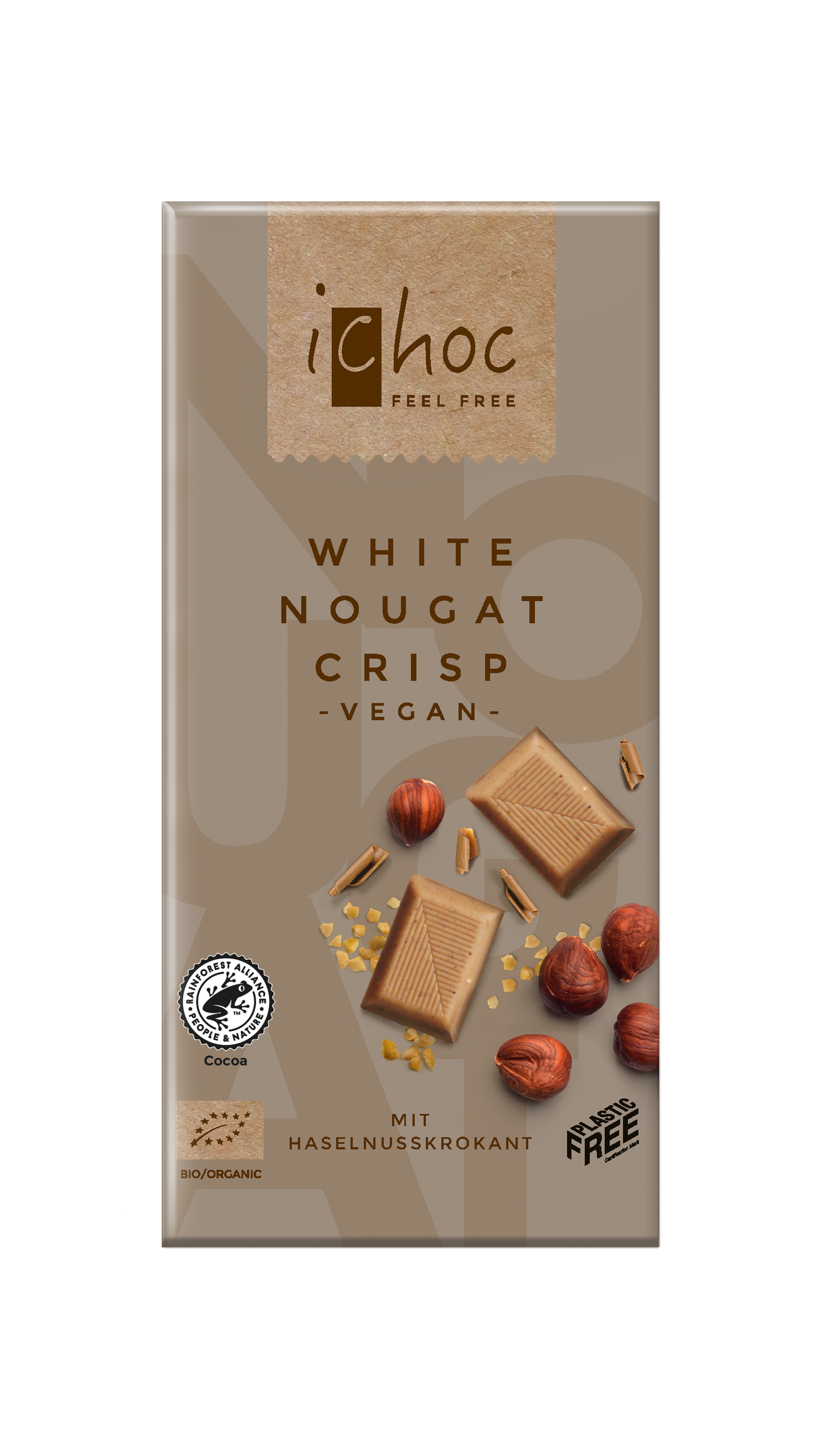 Çokollatë White Nougat Crisp, 80g