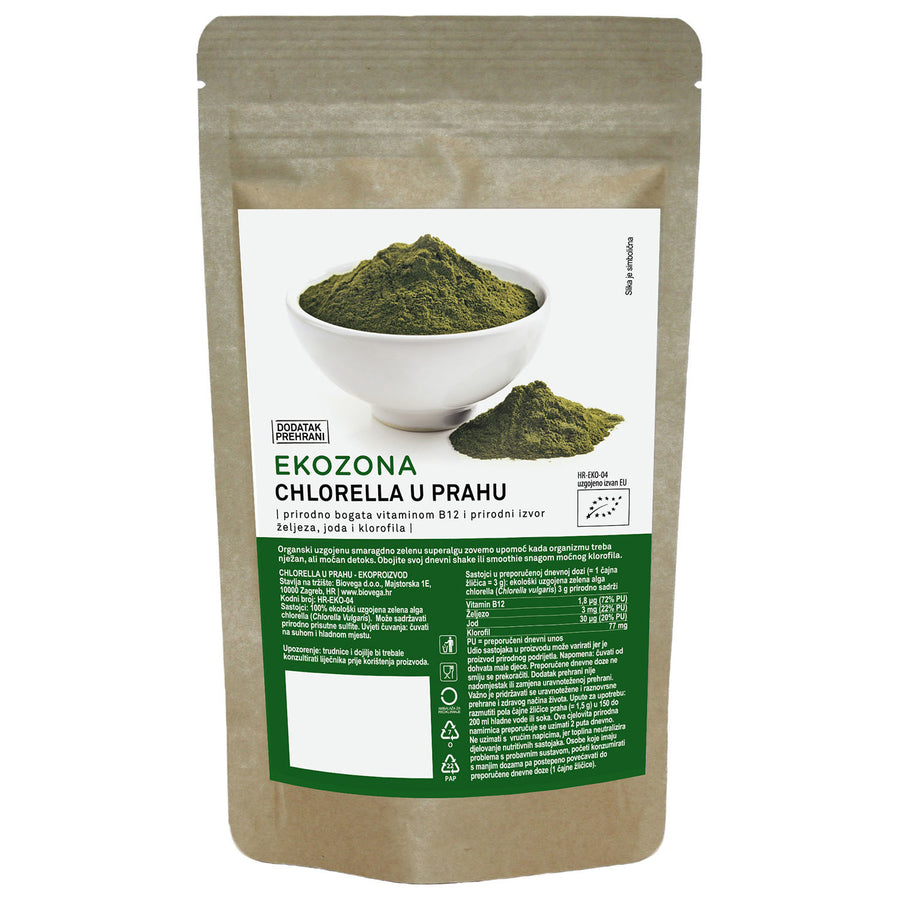 Chlorella pluhur, 100g